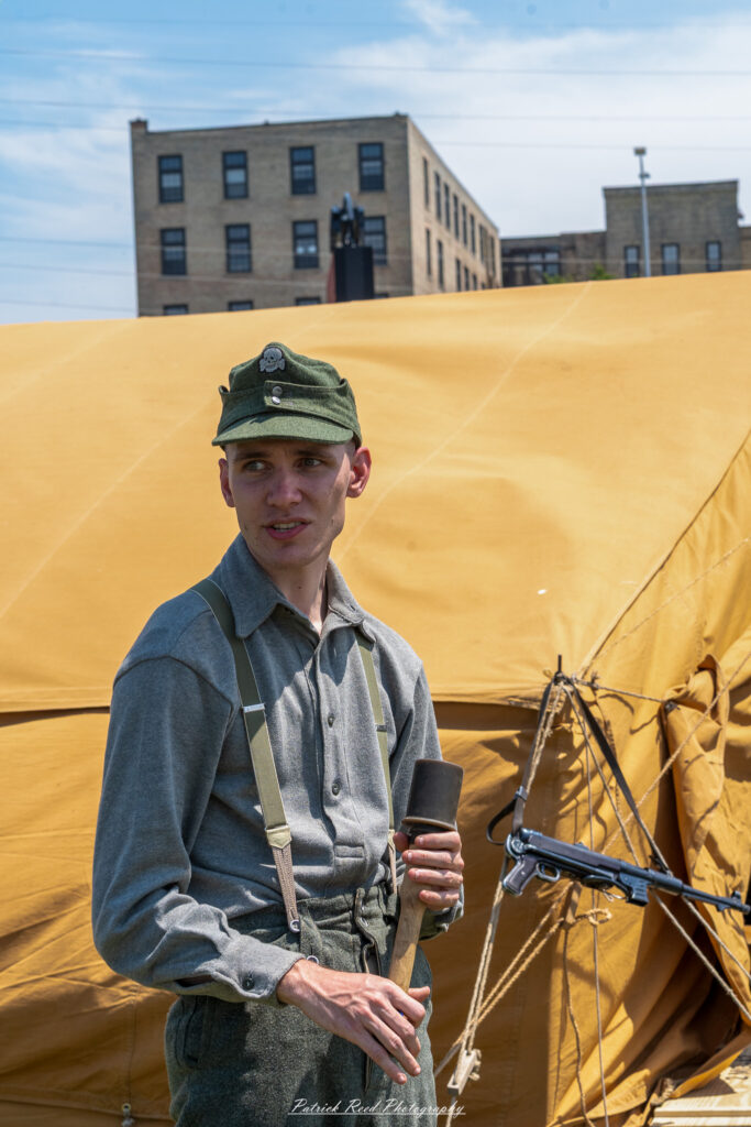 German WWII Reenactors – USS LST 393 Reenactment, June 7th, 2025